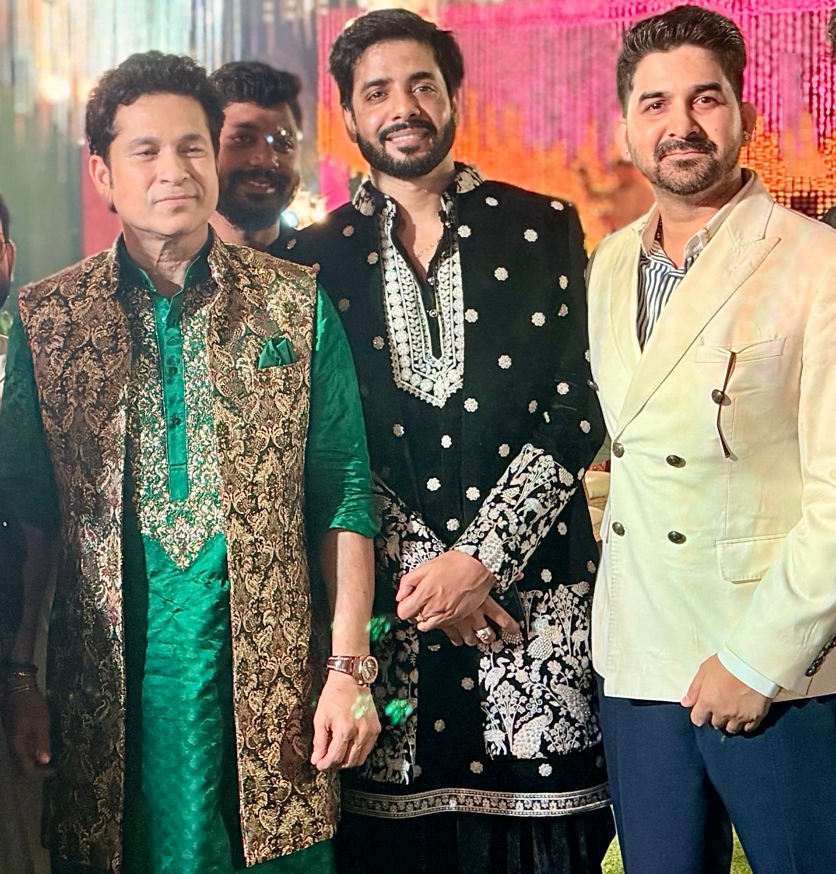 Yes2Music team at Arjun Tendulkar's wedding.